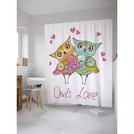 Шторка-занавеска для ванной JOYARTY