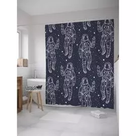 Шторка-занавеска для ванной JOYARTY