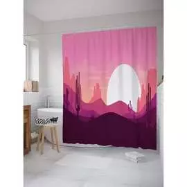 Шторка-занавеска для ванной JOYARTY