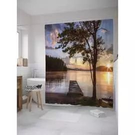 Шторка-занавеска для ванной JOYARTY