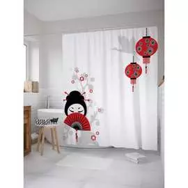 Шторка-занавеска для ванной JOYARTY