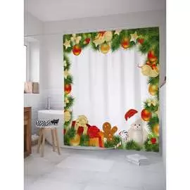 Шторка-занавеска для ванной JOYARTY