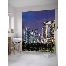 Шторка-занавеска для ванной JOYARTY