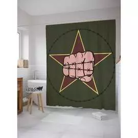 Шторка-занавеска для ванной JOYARTY