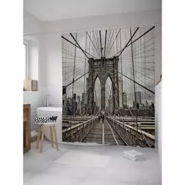 Шторка-занавеска для ванной JOYARTY