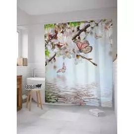 Шторка-занавеска для ванной JOYARTY