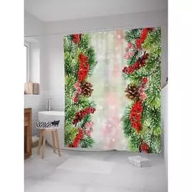 Шторка-занавеска для ванной JOYARTY