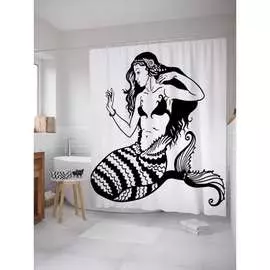 Шторка-занавеска для ванной JOYARTY