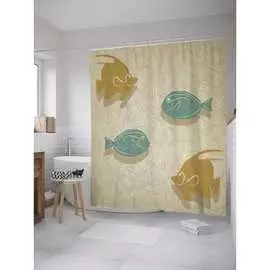 Шторка-занавеска для ванной JOYARTY