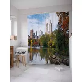 Шторка-занавеска для ванной JOYARTY