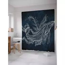 Шторка-занавеска для ванной JOYARTY