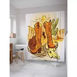 Шторка-занавеска для ванной JOYARTY