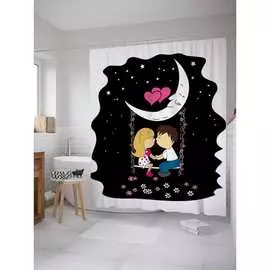 Шторка-занавеска для ванной JOYARTY