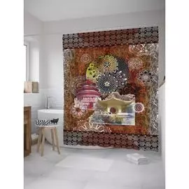 Шторка-занавеска для ванной JOYARTY