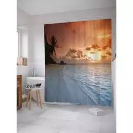 Шторка-занавеска для ванной JOYARTY