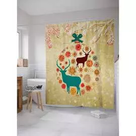 Шторка-занавеска для ванной JOYARTY