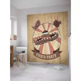 Шторка-занавеска для ванной JOYARTY