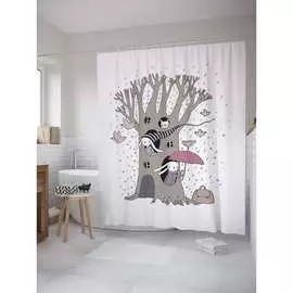 Шторка-занавеска для ванной JOYARTY