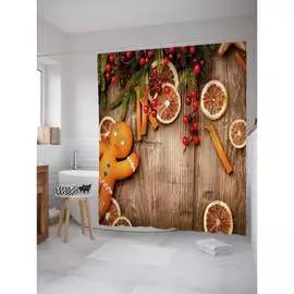 Шторка-занавеска для ванной JOYARTY