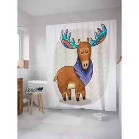 Шторка-занавеска для ванной JOYARTY