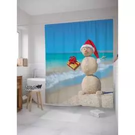 Шторка-занавеска для ванной JOYARTY