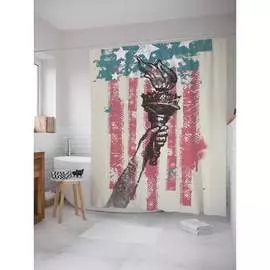 Шторка-занавеска для ванной JOYARTY