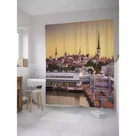 Шторка-занавеска для ванной JOYARTY