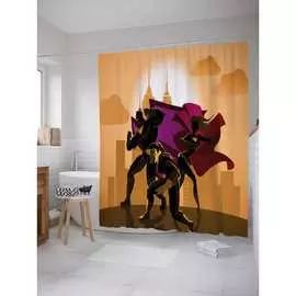 Шторка-занавеска для ванной JOYARTY