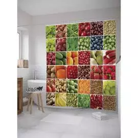 Шторка-занавеска для ванной JOYARTY