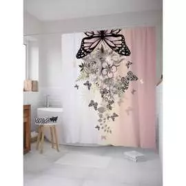 Шторка-занавеска для ванной JOYARTY