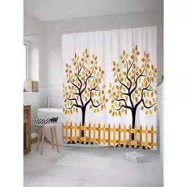 Шторка-занавеска для ванной JOYARTY