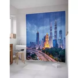 Шторка-занавеска для ванной JOYARTY