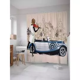 Шторка-занавеска для ванной JOYARTY