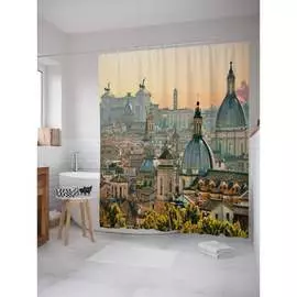 Шторка-занавеска для ванной JOYARTY