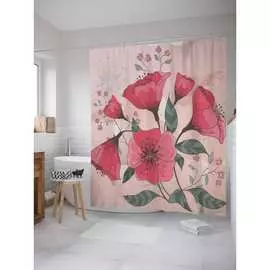 Шторка-занавеска для ванной JOYARTY