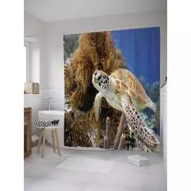 Шторка-занавеска для ванной JOYARTY