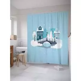 Шторка-занавеска для ванной JOYARTY