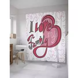 Шторка-занавеска для ванной JOYARTY