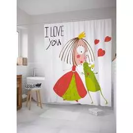 Шторка-занавеска для ванной JOYARTY