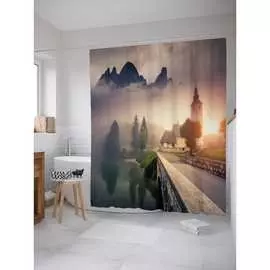 Шторка-занавеска для ванной JOYARTY