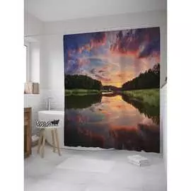 Шторка-занавеска для ванной JOYARTY