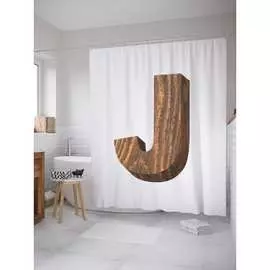 Шторка-занавеска для ванной JOYARTY