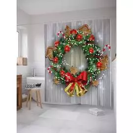 Шторка-занавеска для ванной JOYARTY