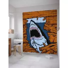 Шторка-занавеска для ванной JOYARTY