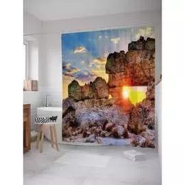 Шторка-занавеска для ванной JOYARTY