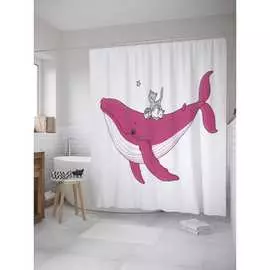 Шторка-занавеска для ванной JOYARTY