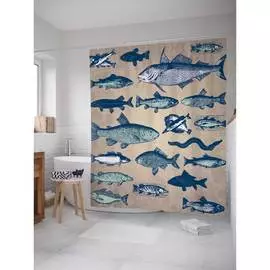 Шторка-занавеска для ванной JOYARTY