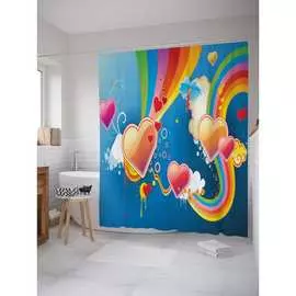 Шторка-занавеска для ванной JOYARTY