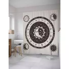 Шторка-занавеска для ванной JOYARTY