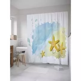 Шторка-занавеска для ванной JOYARTY